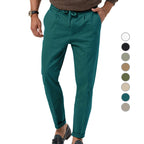 Herren Bequeme Chino-Hose mit elastischem Bund und stylischem Kordelzug R&B