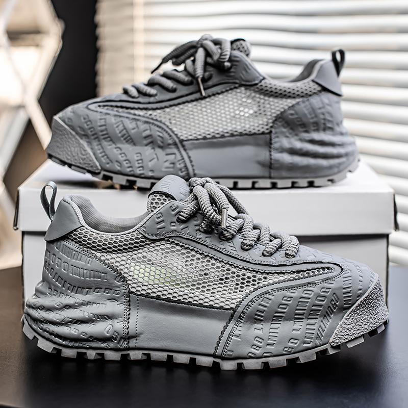 Damen atmungsaktive Sport-Sneaker mit innovativer Textur und rutschfester Sohle R&B