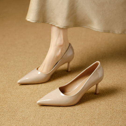 Damen elegante spitze Pumps mit komfortablem Absatz R&B