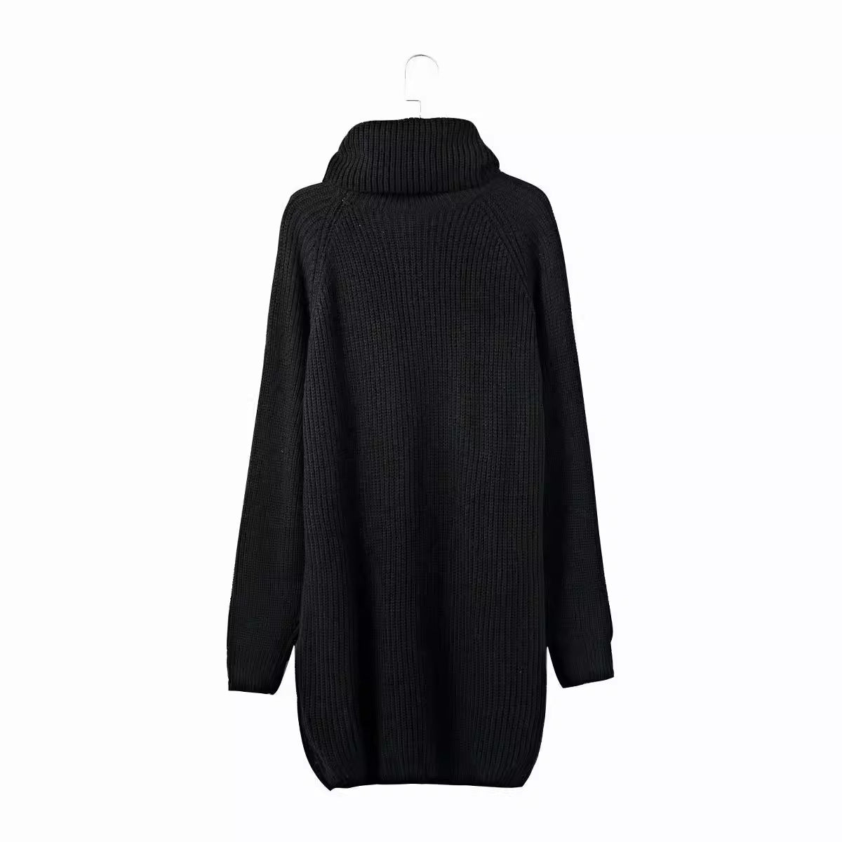 Damen Strickkleid mit weitem Kragen R&B