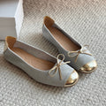 Damen Elegante und bequeme Ballerinas mit Schleifen-Detail
