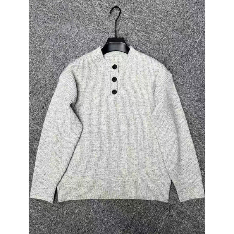 Damen Feinstrickpullover mit Knopfdetails R&B