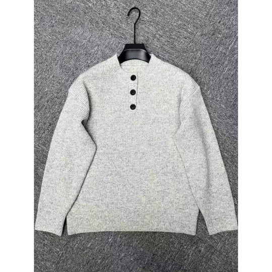 Damen Feinstrickpullover mit Knopfdetails R&B