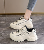 Damen Chunky Sneakers mit ergonomischer Sohle und atmungsaktiven Einsätzen R&B