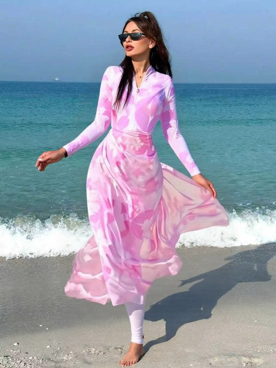 Damen Modischer Strandanzug R&B