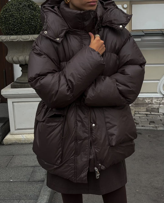 Damen warme Steppjacke R&B