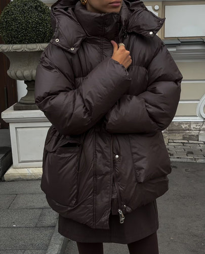 Damen warme Steppjacke R&B