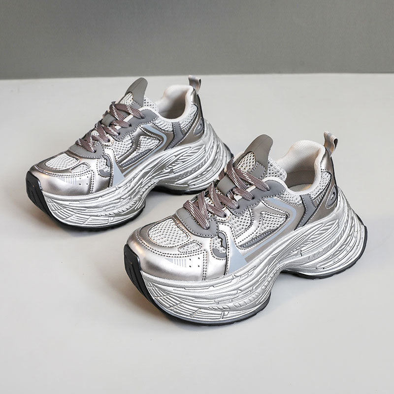 Damen Sportliche Chunky Sneakers mit innovativer Dämpfung und atmungsaktiver Obermaterialstruktur R&B