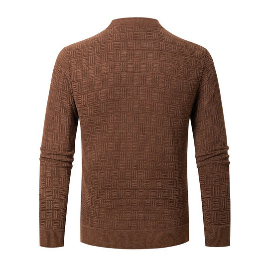 Herren modischer Strickpullover mit einzigartigem Strukturdesign R&B