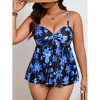 Damen Tankini mit floralem Design und schmeichelndem Schnitt R&B