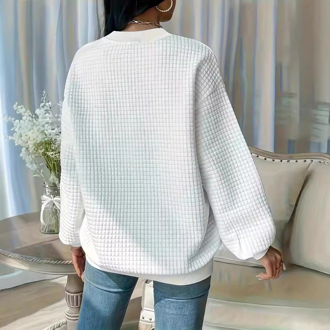 Damen Strukturierter Sweatshirt R&B