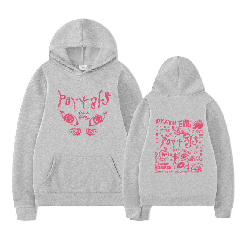 Damen Kapuzenpullover mit kreativem Motiv und bequemer Passform R&B
