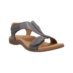 Damen Bequeme Sandalen mit verstellbaren Riemen und anatomischem Fußbett R&B