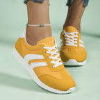 Damen Freizeit-Sneaker mit atmungsaktivem Obermaterial und bequemer Dämpfung R&B
