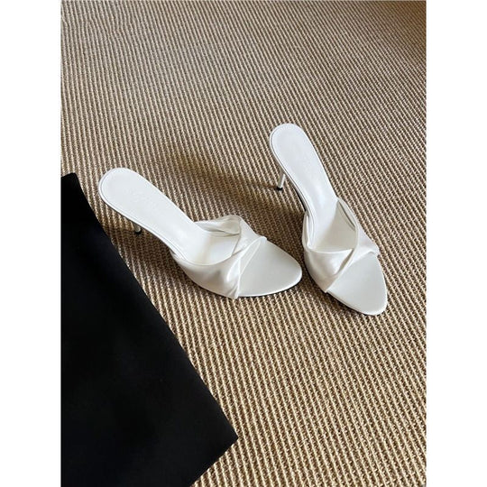 Damen elegante Sandalen mit raffiniertem Knoten-Design R&B