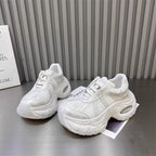 Damen Sportliche Chunky Sneakers mit atmungsaktiven Mesh-Einsätzen