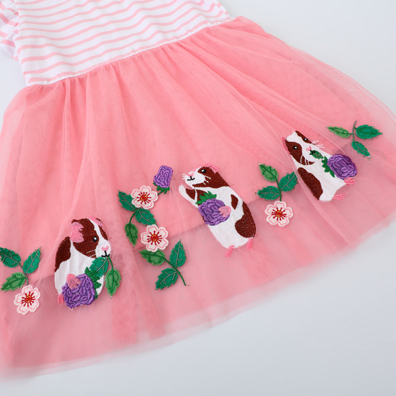 Mädchen Tüllkleid mit verspieltem Design R&B
