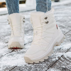 Damen Multifunktionale Winterstiefel mit rutschfester Sohle und isolierendem Futter