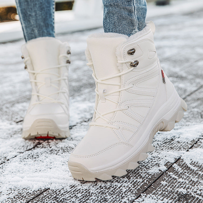 Damen Multifunktionale Winterstiefel mit rutschfester Sohle und isolierendem Futter