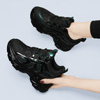Damen Sportliche Sneakers mit atmungsaktiver Struktur und stoßdämpfender Sohle R&B