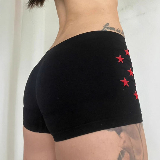 Damen Komfortable Boxershorts mit patriotischem Design R&B