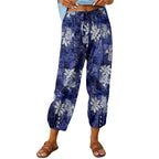 Damen Elegante Sommerhose mit floralem Muster und lockerem Schnitt R&B