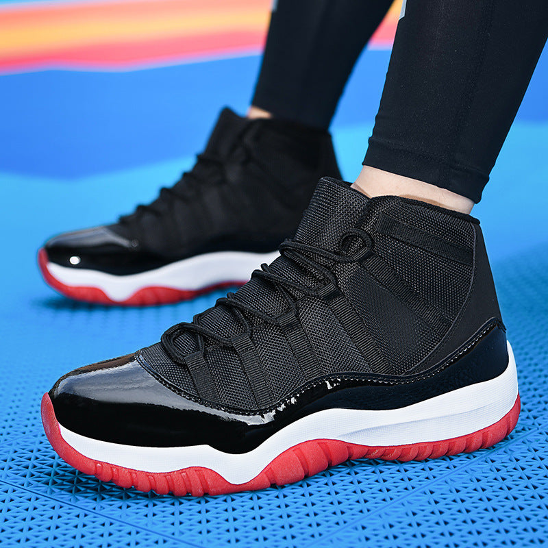 Damen Sportliche Basketballschuhe mit hohem Kragen und rutschfester Sohle R&B