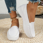 Damen Komfortable Slip-On Mokassins R&B