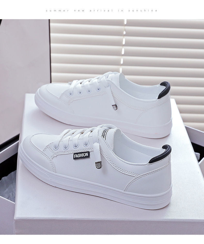 Damen Sportliche Sneakers mit seitlichem Logo und klassischem Design R&B