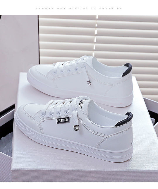 Damen Sportliche Sneakers mit seitlichem Logo und klassischem Design R&B