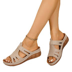 Damen Atmungsaktive Clogs mit offener Zehenpartie und verstellbarem Riemen R&B
