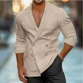 Herren stilvolle und elegante Leinenjacke R&B