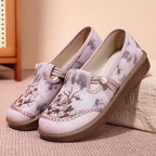 Damen Bequeme und stilvolle Hausschuhe mit floralem Design R&B