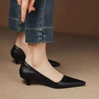 Damen elegante spitze Absatzschuhe