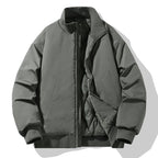 Herren modische Steppjacke mit hohem Kragen R&B