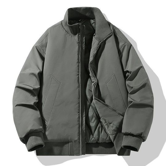 Herren modische Steppjacke mit hohem Kragen R&B