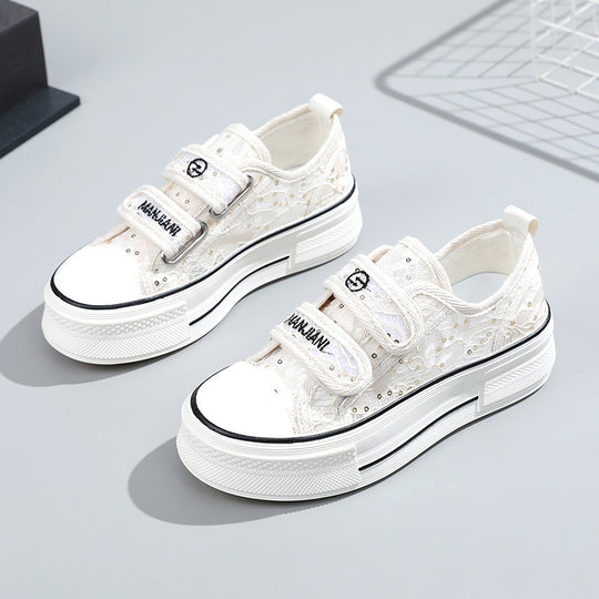 Damen Sneakers mit Klettverschluss und modischem Design R&B