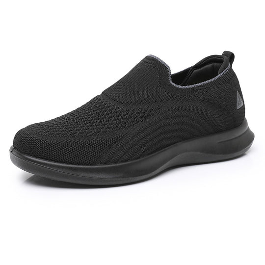 Damen Slip-On Sneakers mit atmungsaktivem Strick-Obermaterial R&B