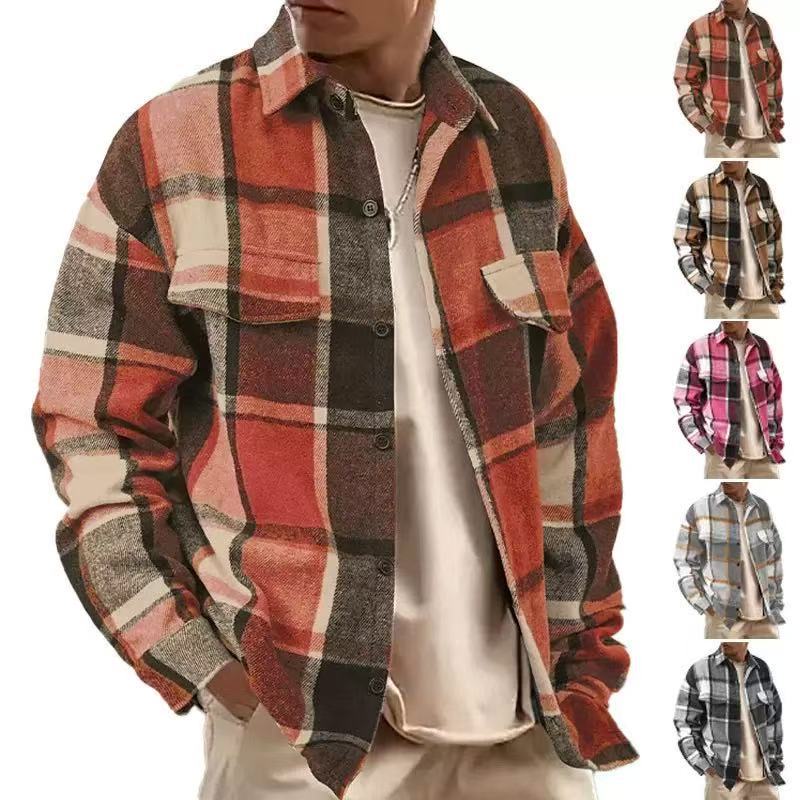 Herren Flanellhemd R&B
