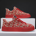 Damen Sneakers mit strukturiertem Obermaterial und rutschfester Sohle