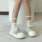 Damen Sportive Sneakers mit modischem Mesh-Design und rutschfester Sohle