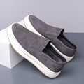 Damen Slip-On Sneakers aus hochwertigem Wildleder mit rutschfester Sohle und gepolsterter Innensohle R&B