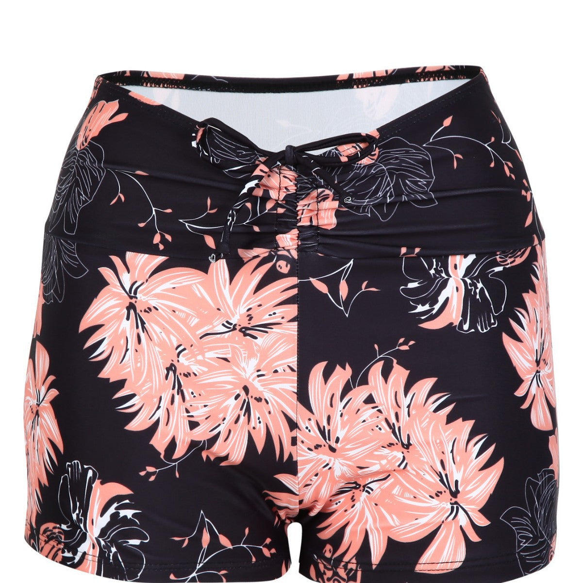 Damen Bikini-Höschen mit hohem Bund und raffinierten Rüschendetails R&B