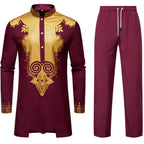 Herren elegantes Kombi-Outfit mit dekorativen Verzierungen