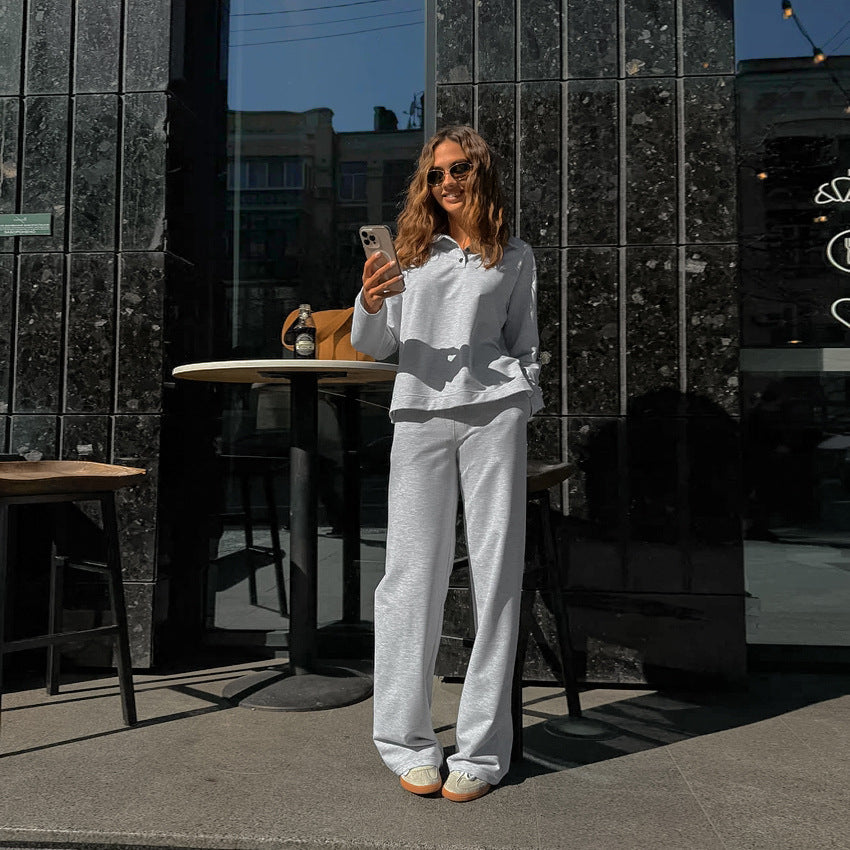 Damen Bequemes Sweatpants-Set mit lässigem Schnitt R&B