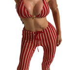 Damen Triangel-Bikini mit lässiger Hose R&B