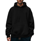 Herren lässiger Kapuzenpullover mit Raglanärmeln R&B