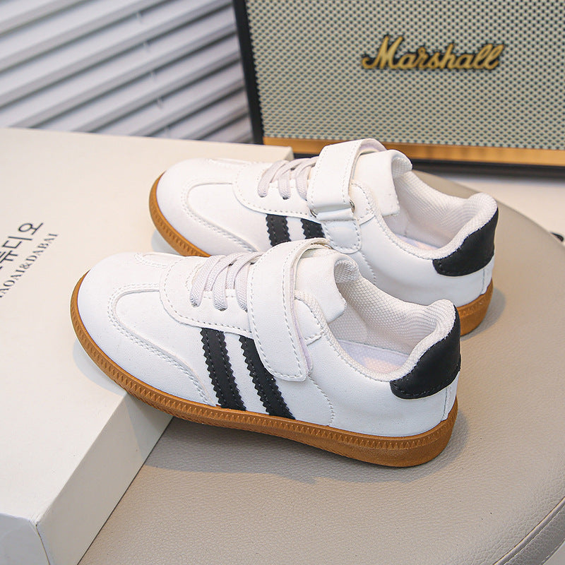 Damen sportliche Klett-Sneaker mit atmungsaktiver Mesh-Oberfläche und rutschfester Sohle R&B