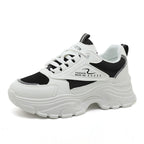 Damen modische Chunky Sneakers mit trendigem Design und stoßdämpfender Sohle R&B