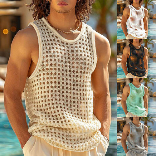 Herren Mesh Sporttanktop R&B